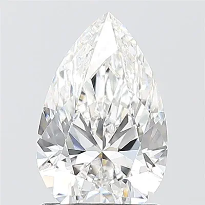 1.51ct F VVS2 Rare Carat Ideal Cut Pear Lab Grown Diamond