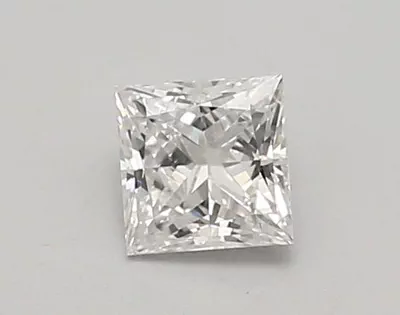 0.62ct D VVS2 Rare Carat Ideal Cut Princess Lab Grown Diamond