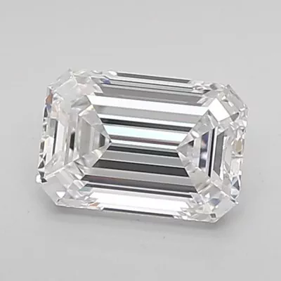 0.95ct D VVS1 Rare Carat Ideal Cut Emerald Lab Grown Diamond