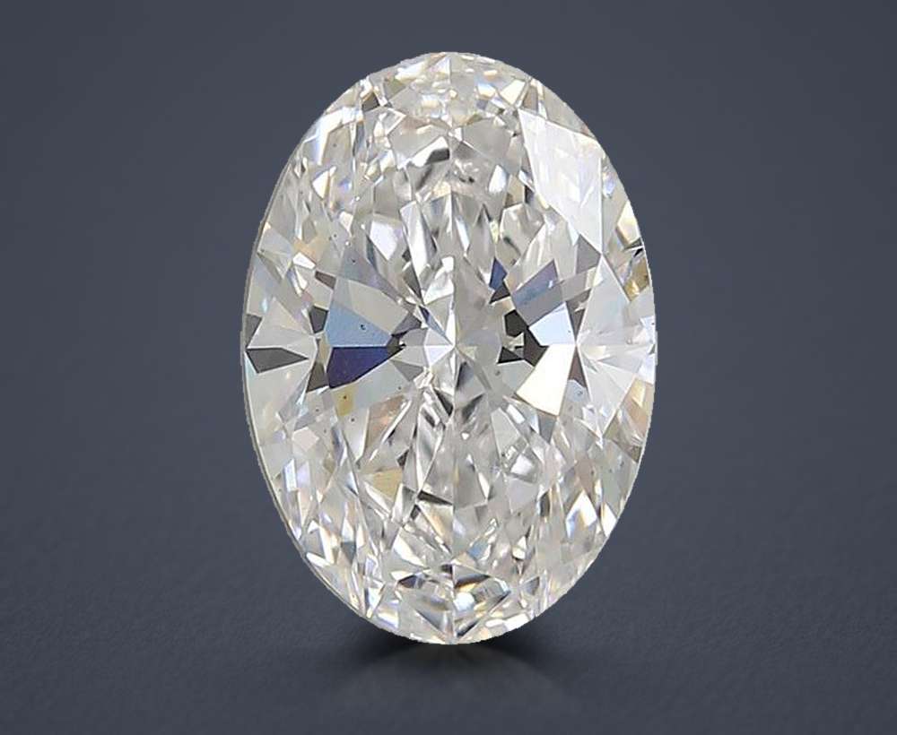 3.03ct D VS1 Rare Carat Ideal Cut Oval Lab Grown Diamond