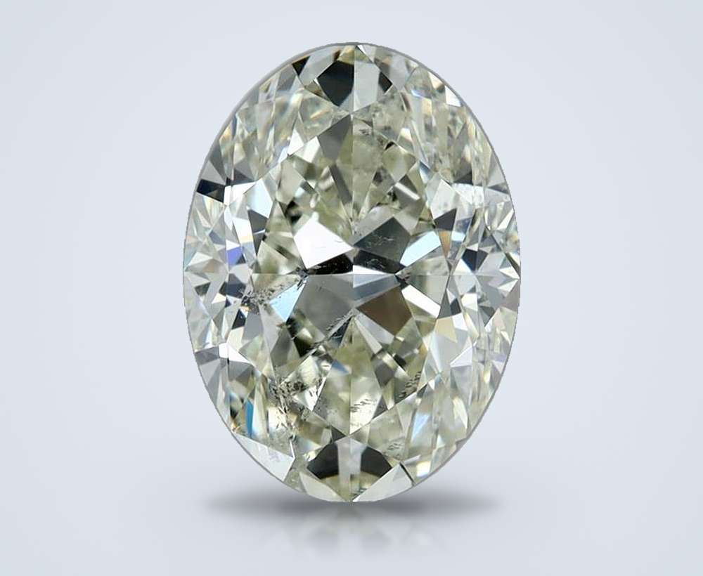 2.03ct K SI2 Very Good Cut Oval Diamond