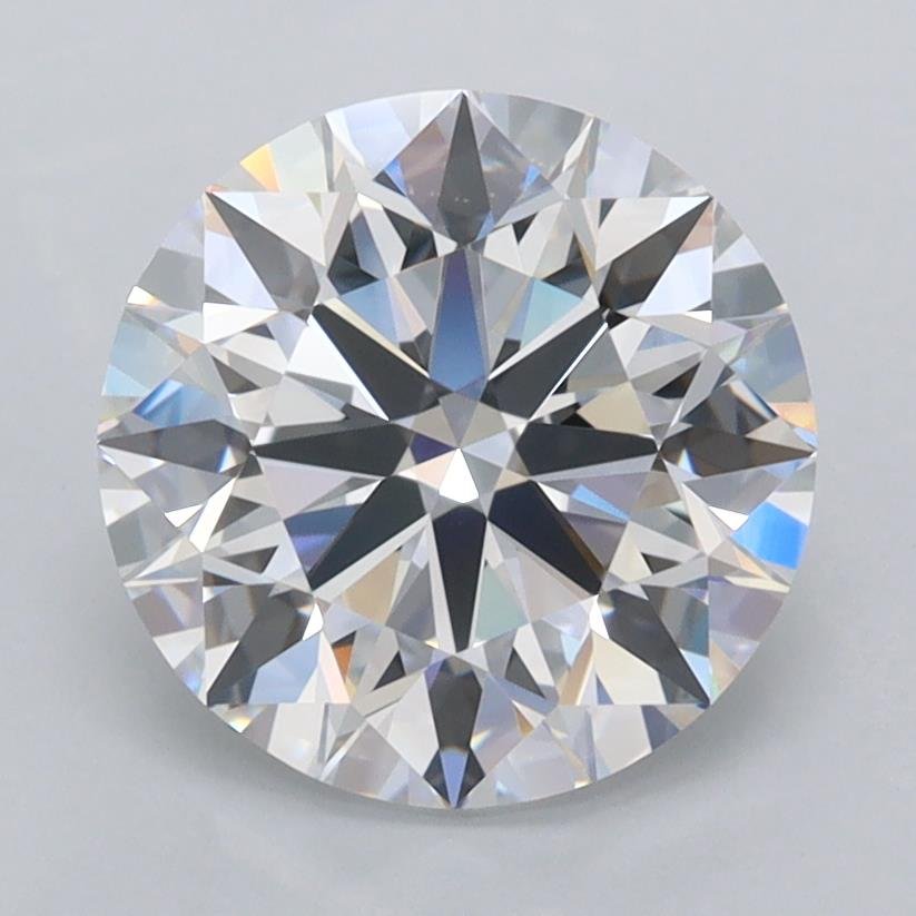 2.47ct D FL Rare Carat Ideal Cut Round Lab Grown Diamond