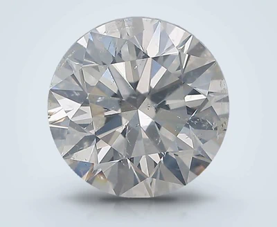 2.51ct G SI2 Rare Carat Ideal Cut Round Diamond