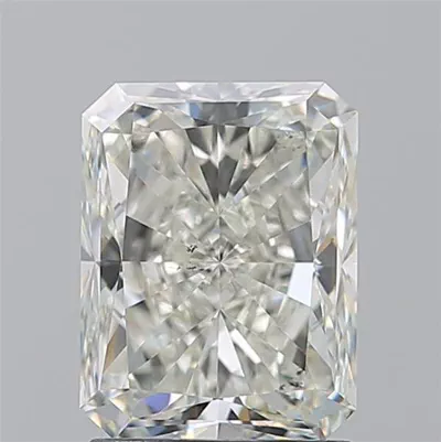 2.02ct J SI1 Rare Carat Ideal Cut Radiant Diamond