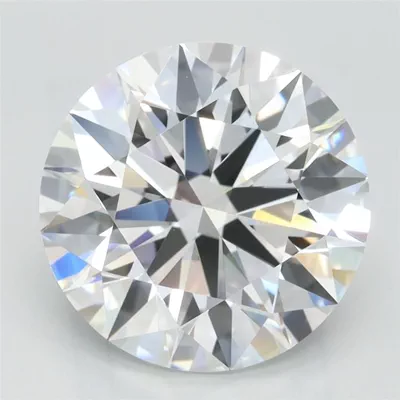3.49ct D FL Rare Carat Ideal Cut Round Lab Grown Diamond