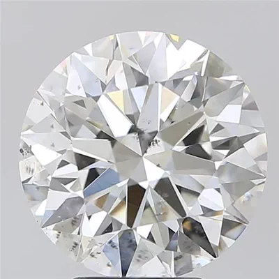 4.52ct H SI2 Rare Carat Ideal Cut Round Diamond