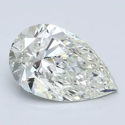 2.05ct I SI2 Rare Carat Ideal Cut Pear Diamond