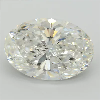 14.15ct F VS1 Very Good Cut Oval Lab Grown Diamond
