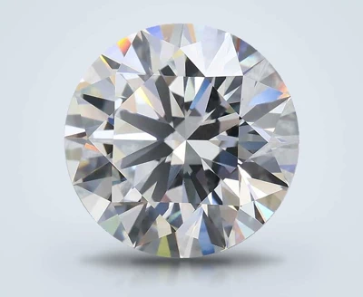 4.08ct E VVS2 Rare Carat Ideal Cut Round Lab Grown Diamond
