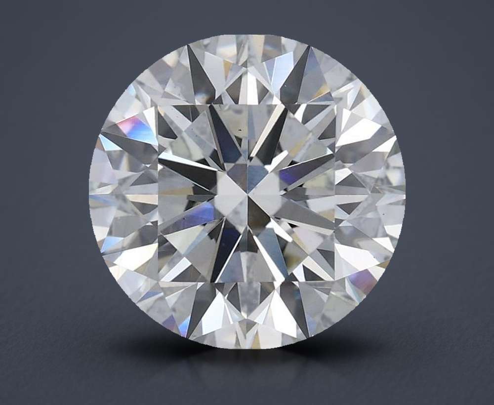3.03ct I VS1 Rare Carat Ideal Cut Round Lab Grown Diamond