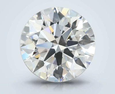 4.09ct D VVS2 Rare Carat Ideal Cut Round Lab Grown Diamond