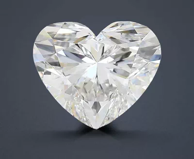 5.09ct E VVS2 Rare Carat Ideal Cut Heart Lab Grown Diamond