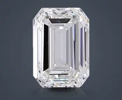 1.50ct F VS1 Rare Carat Ideal Cut Emerald Lab Grown Diamond