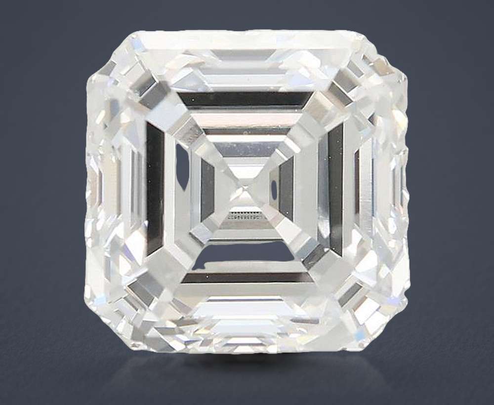 3.07ct E VVS2 Rare Carat Ideal Cut Asscher Lab Grown Diamond