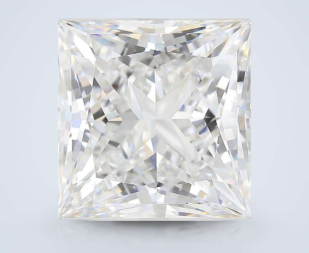13.07ct E VVS2 Rare Carat Ideal Cut Princess Lab Grown Diamond