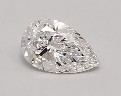 0.69ct D VVS1 Rare Carat Ideal Cut Pear Lab Grown Diamond