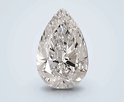 0.69ct D VVS1 Rare Carat Ideal Cut Pear Lab Grown Diamond