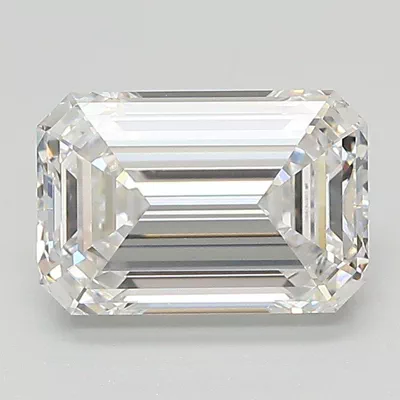 2.13ct E VS1 Rare Carat Ideal Cut Emerald Lab Grown Diamond