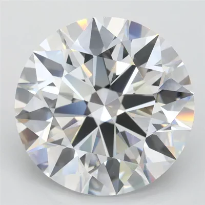 4.62ct D IF Rare Carat Ideal Cut Round Lab Grown Diamond