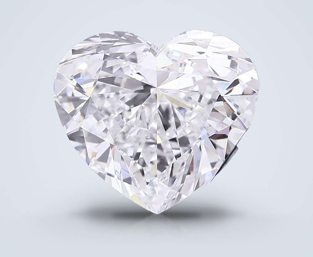 6.52ct E VS1 Rare Carat Ideal Cut Heart Lab Grown Diamond
