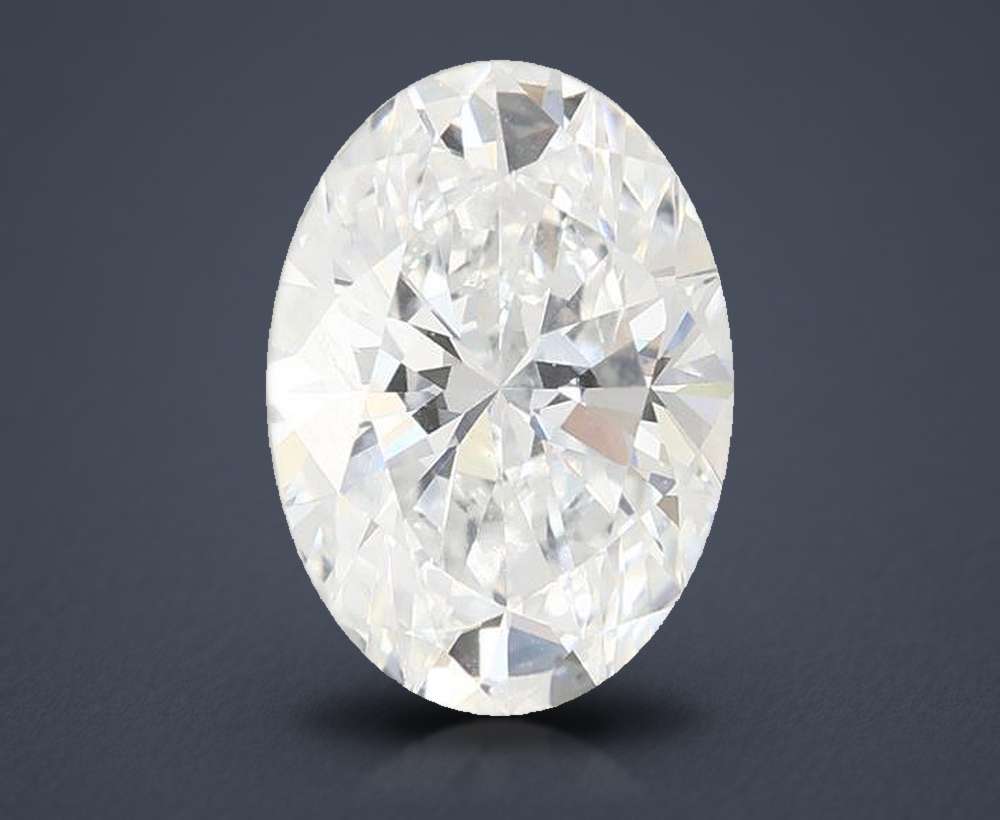 1.52ct D VVS2 Rare Carat Ideal Cut Oval Lab Grown Diamond