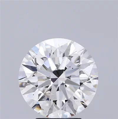 3.55ct H SI2 Excellent Cut Round Diamond