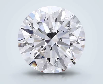3.55ct H SI2 Excellent Cut Round Diamond