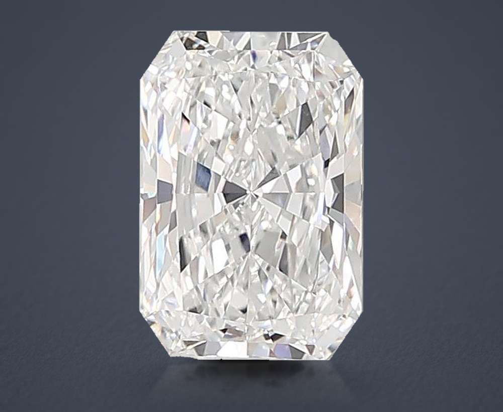 6.10ct E VVS2 Rare Carat Ideal Cut Radiant Lab Grown Diamond