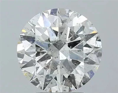 3.05ct H SI2 Rare Carat Ideal Cut Round Diamond