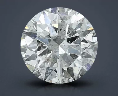 3.05ct H SI2 Rare Carat Ideal Cut Round Diamond
