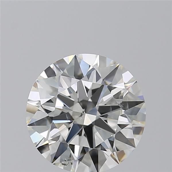 3.53ct H SI2 Rare Carat Ideal Cut Round Diamond