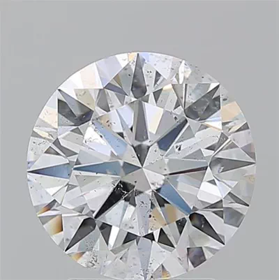 3.04ct E SI2 Rare Carat Ideal Cut Round Diamond