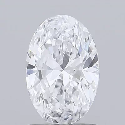0.85ct D VVS1 Rare Carat Ideal Cut Oval Lab Grown Diamond