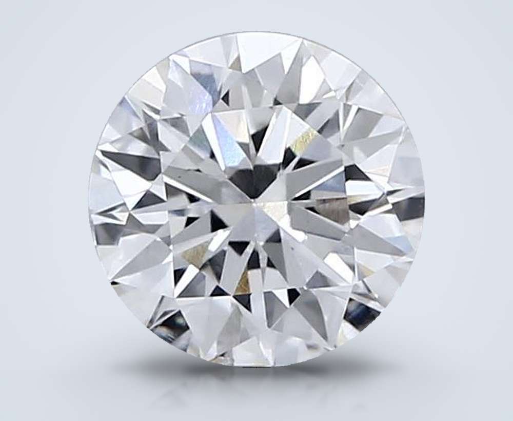 1.27ct F VS2 Rare Carat Ideal Cut Round Lab Grown Diamond