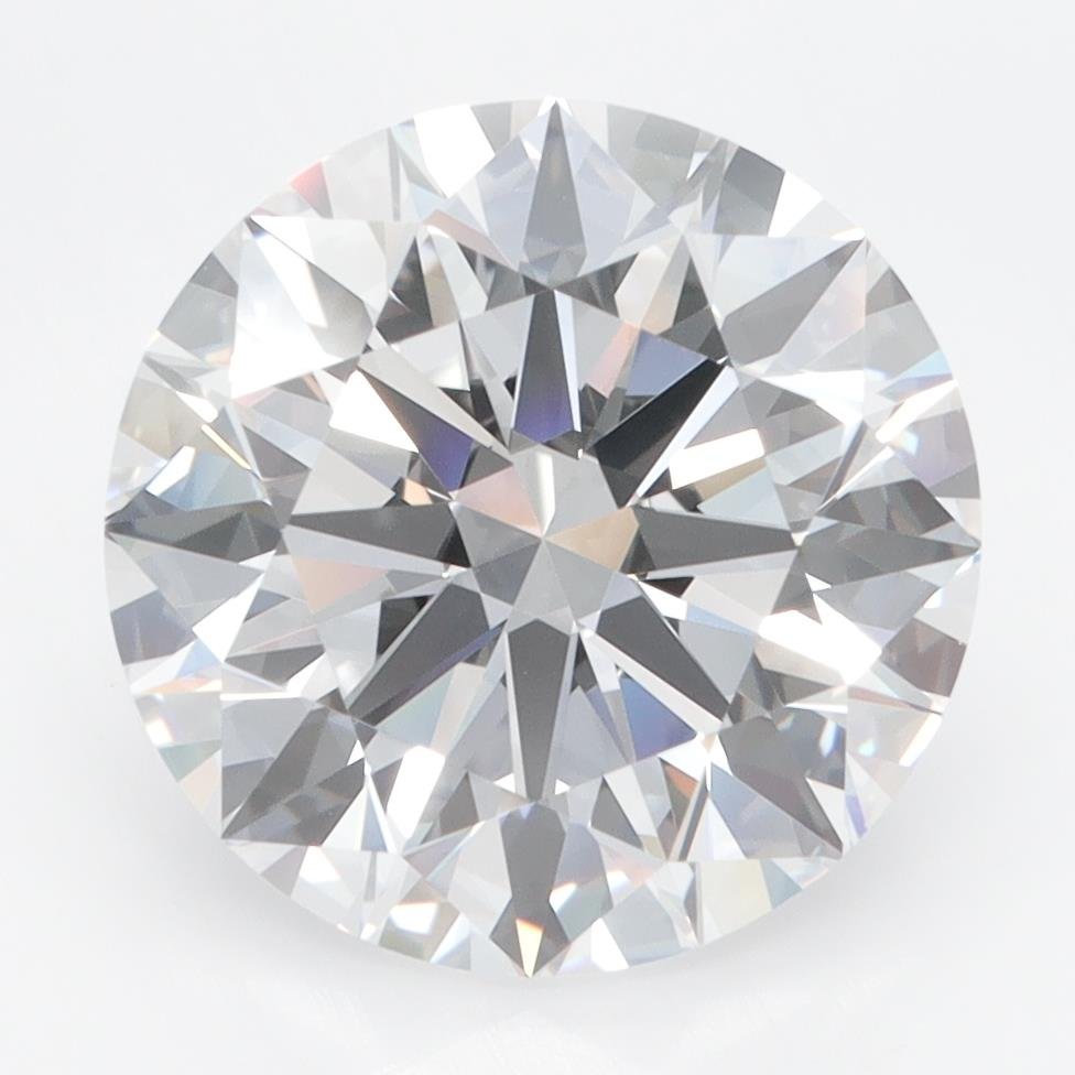 5.03ct D FL Rare Carat Ideal Cut Round Lab Grown Diamond