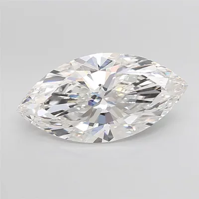 7.02ct F VVS2 Rare Carat Ideal Cut Marquise Lab Grown Diamond