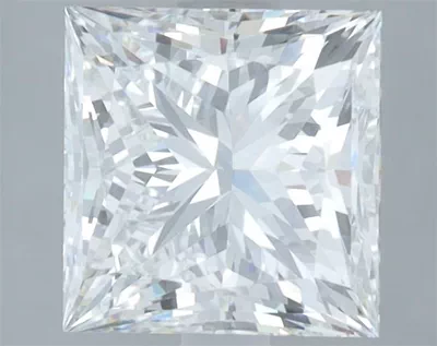 3.06ct E VS1 Rare Carat Ideal Cut Princess Lab Grown Diamond