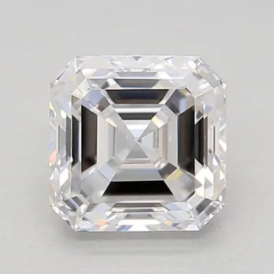0.73ct D VVS1 Rare Carat Ideal Cut Asscher Lab Grown Diamond