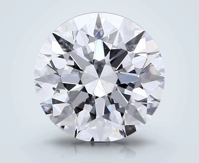 2.53ct D SI2 Rare Carat Ideal Cut Round Diamond