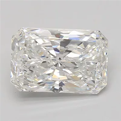 4.08ct E VS1 Rare Carat Ideal Cut Radiant Lab Grown Diamond