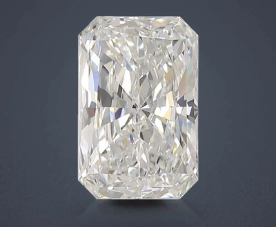 4.08ct E VS1 Rare Carat Ideal Cut Radiant Lab Grown Diamond