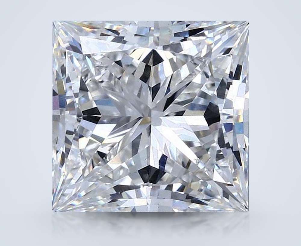 11.12ct F VS1 Rare Carat Ideal Cut Princess Lab Grown Diamond