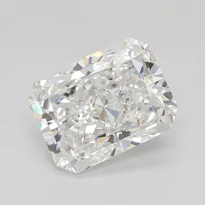 4.06ct D VS1 Rare Carat Ideal Cut Radiant Lab Grown Diamond