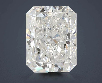 4.06ct D VS1 Rare Carat Ideal Cut Radiant Lab Grown Diamond