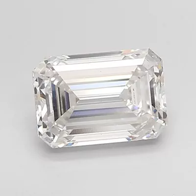 3.05ct G VS1 Rare Carat Ideal Cut Emerald Lab Grown Diamond