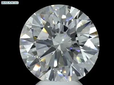 7.09ct F VVS1 Rare Carat Ideal Cut Round Diamond