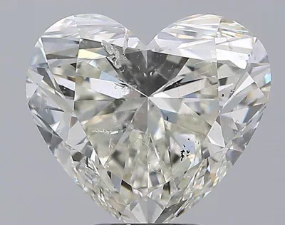 5.01ct I SI2 Rare Carat Ideal Cut Heart Diamond