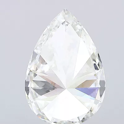 9.02ct H VVS2 Rare Carat Ideal Cut Pear Lab Grown Diamond