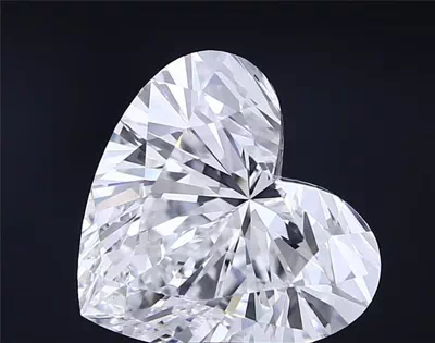 0.67ct D VVS2 Rare Carat Ideal Cut Heart Lab Grown Diamond