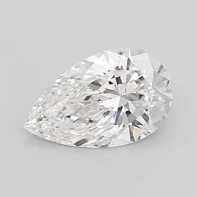 4.05ct E VVS2 Rare Carat Ideal Cut Pear Lab Grown Diamond